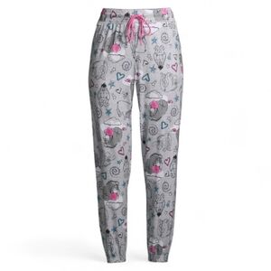 Winnie the Pooh Eeyore Ladies Jogger Lounge Pants Women's Capri Pajama Pants